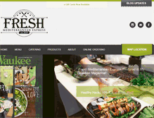 Tablet Screenshot of freshmediterraneanexpress.com